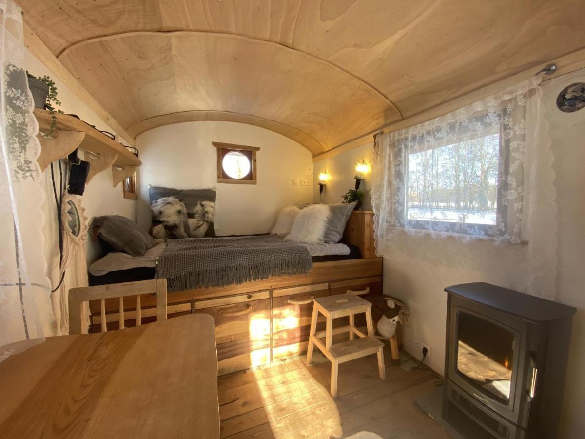 Villa Pipowagen Het Oventje Zeeland Esterno foto